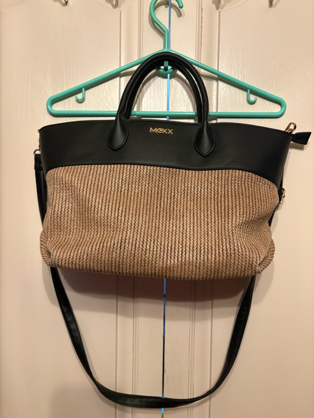 Mexx Raffia PU Tote Bag